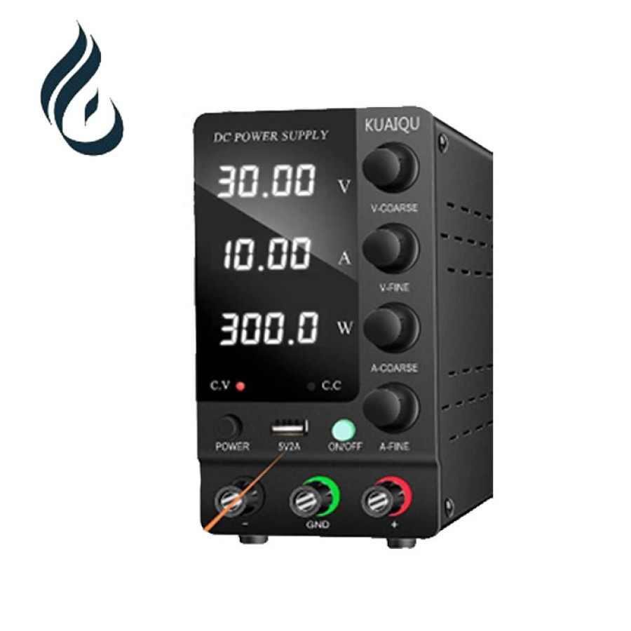 KUAIQU POWER SUPPLY DC 30V 10A ADJUSTABLE