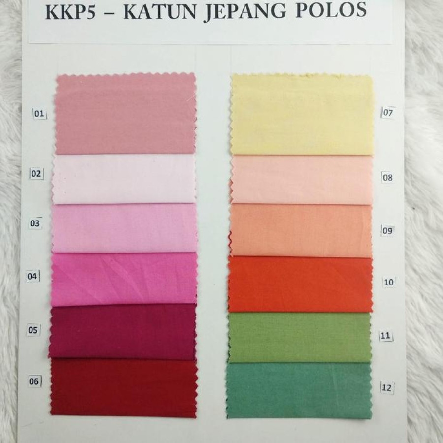 Kain Katun Jepang Polos