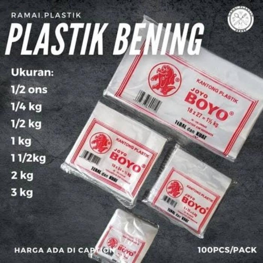 Kantong plastik uk: 2 Kg