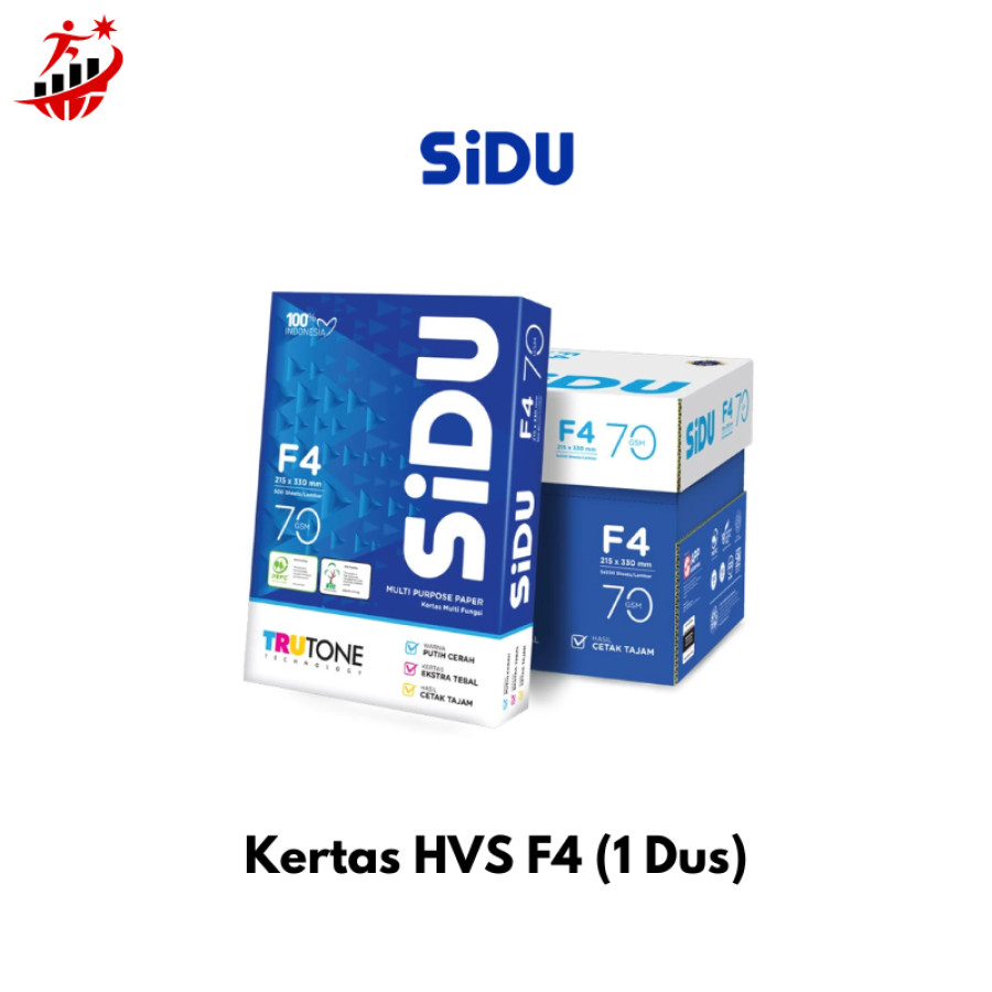 Kertas HVS F4 (1 Dus) Sidu - utama
