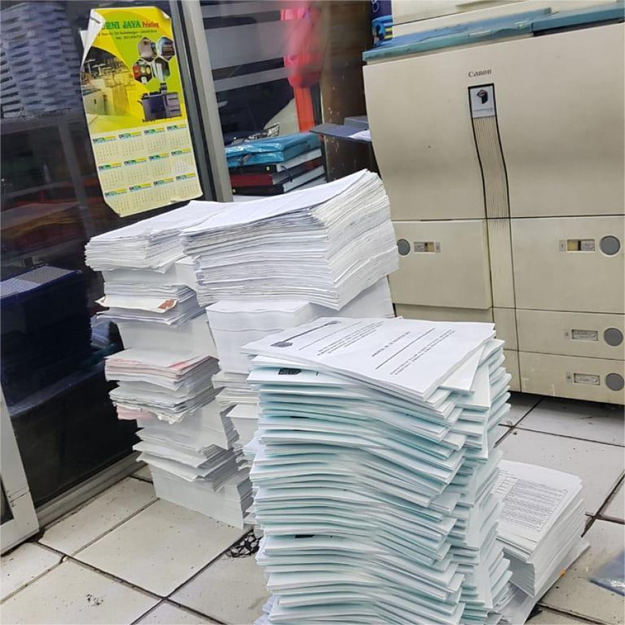 Paket Fotocopy dan Jilid Laporan - samping