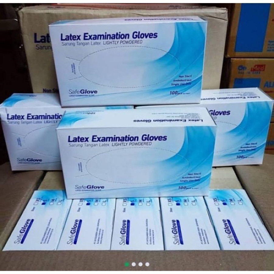 Sarung Tangan Lateks  SAFEGLOVES