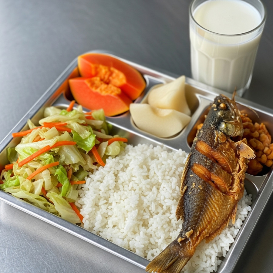Paket Makan Siang Bergizi Yaya Berkah - samping
