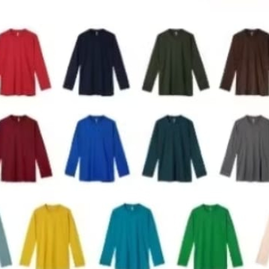 Kaos Polos bahan Cotton  Combed 30s - utama