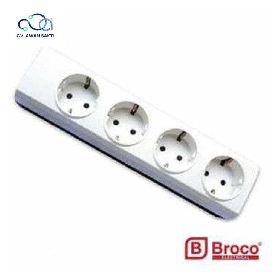 BROCO STOP KONTAK 4 LUBANG ART15340