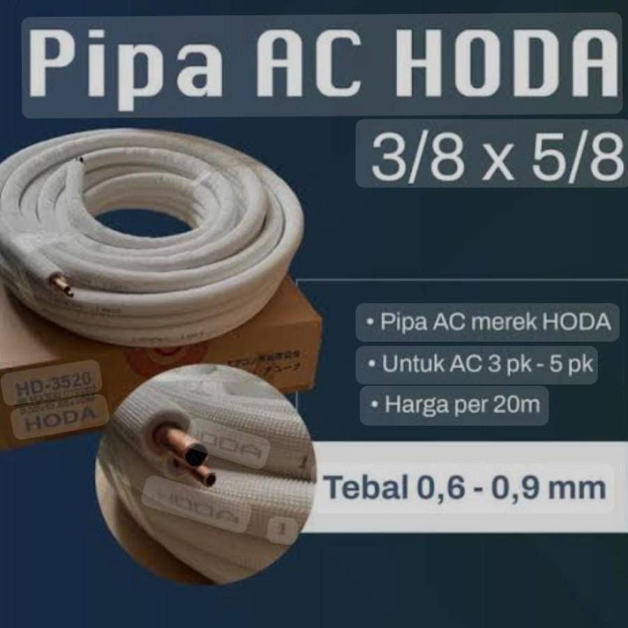 Pipa AC 5/8 - 3/8 hoda