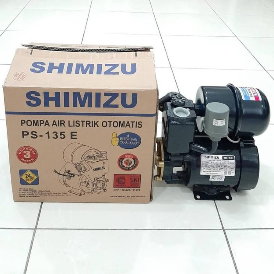 Pompa Air Listrik SHIMIZU Otomatis - depan