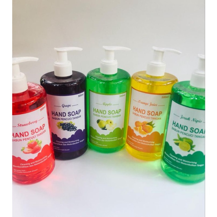 SABUN CUCI TANGAN (Merk Dettol, Hand Soap, Evren, Dll) - depan
