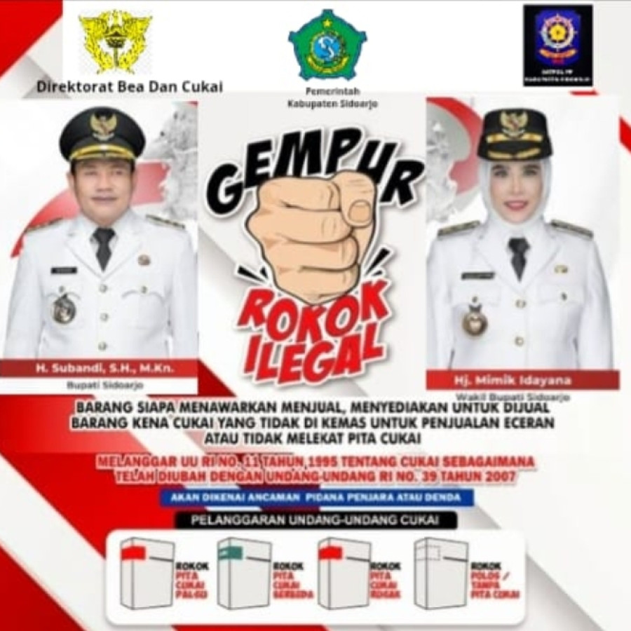 Publikasi Advertorial Gempur Rokok Ilegal