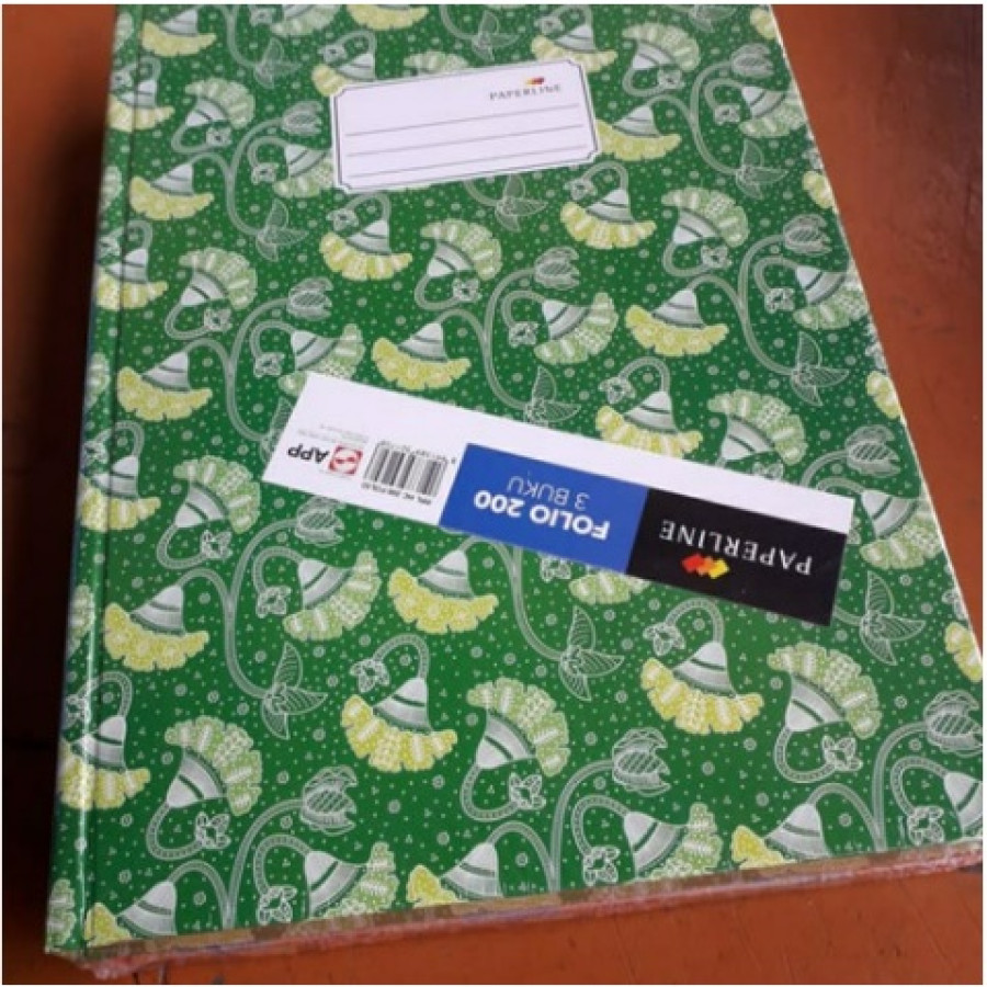 Buku Folio Hardcover Paperline isi 200Lbr - depan