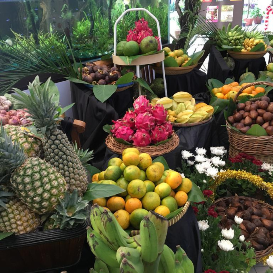 Paket Dekorasi Buah Upacara Hari Nasional - detail