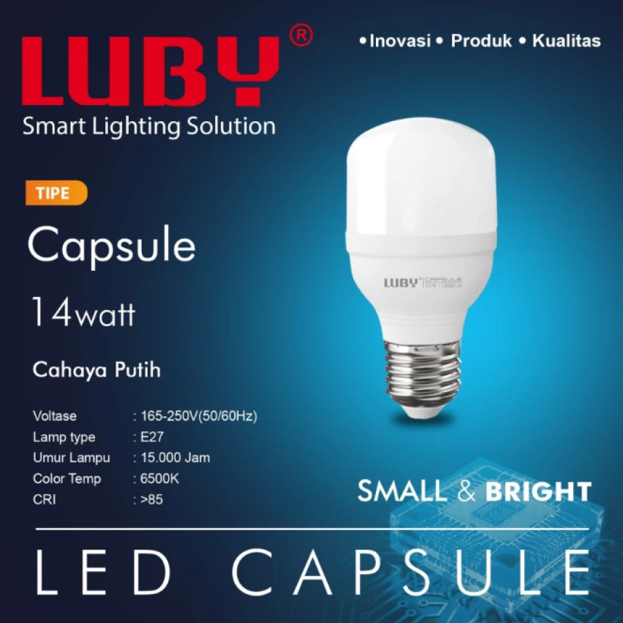 Lampu LED 14 Watt LUBY LED CAPSULE 14 Watt