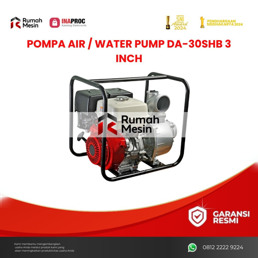 POMPA AIR / WATER PUMP DA-30SHB 3 INCH - depan