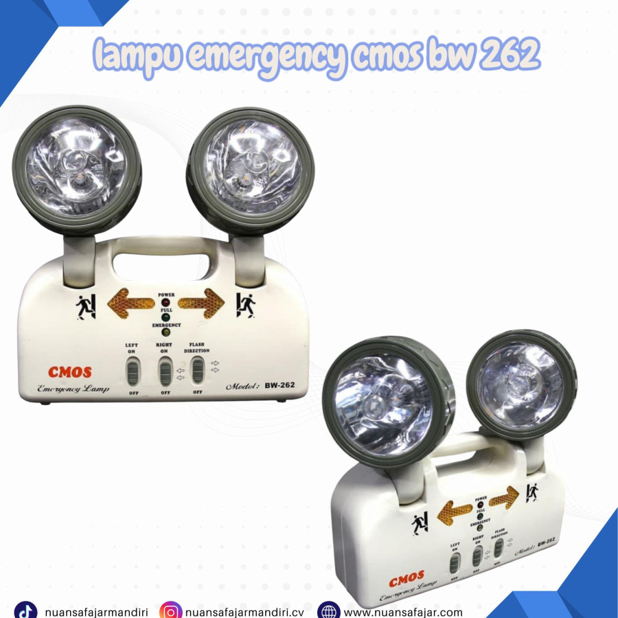 LAMPU EMERGENCY CMOS BW 262