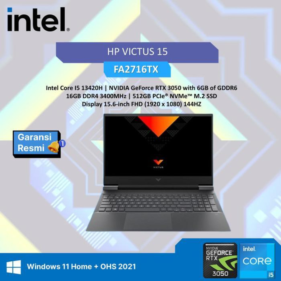 HP VICTUS 15 I5 13420H RTX3050