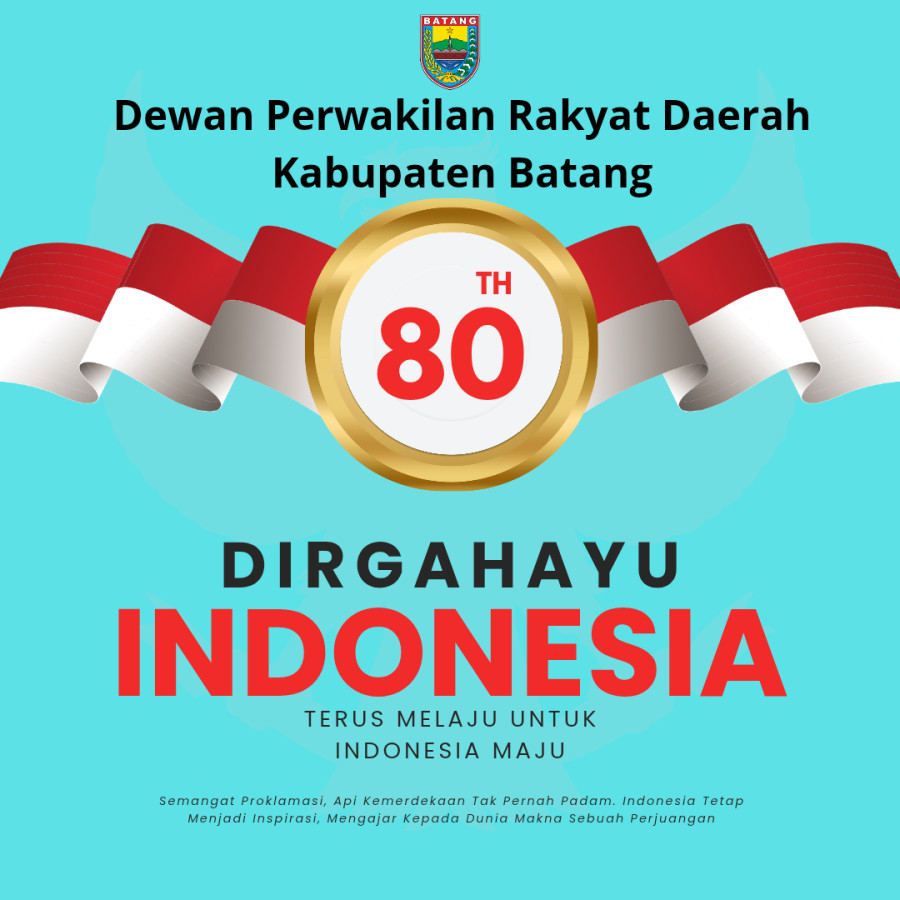 Iklan Ucapan HUT Kemerdekaan RI DPRD Kabupaten Batang