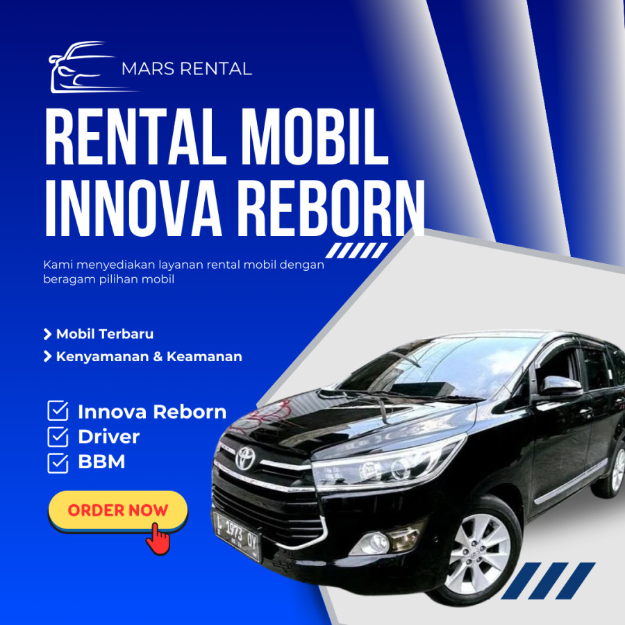 Sewa Kendaraan Innova Reborn + Driver + BBM