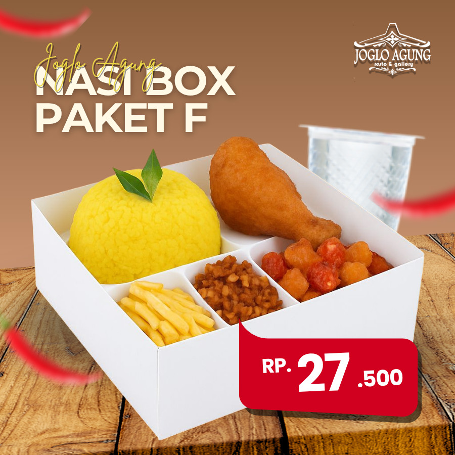 Nasi Kotak Joglo Agung (Paket F)