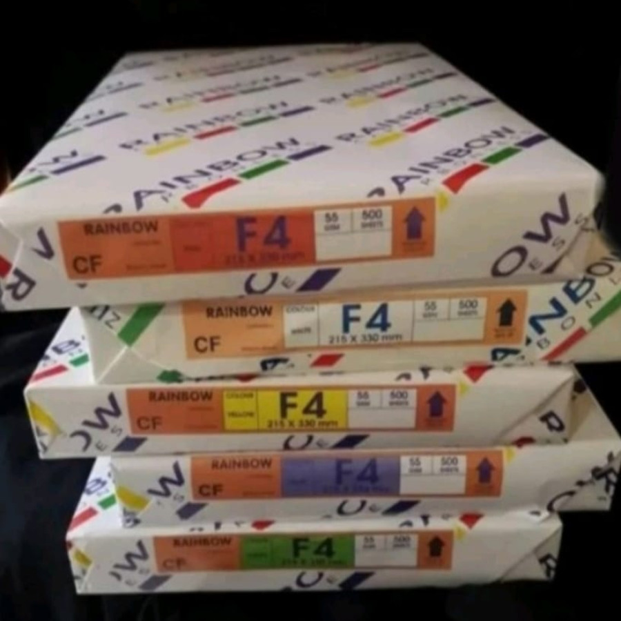 KERTAS NCR UK. F4 WARNA MERK: RAINBOW