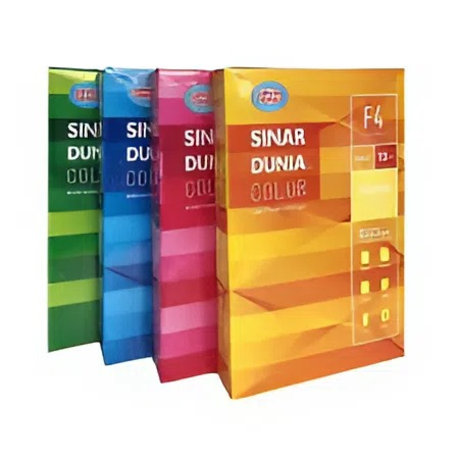 SIDU - Kertas HVS F4 Warna 70 Gsm