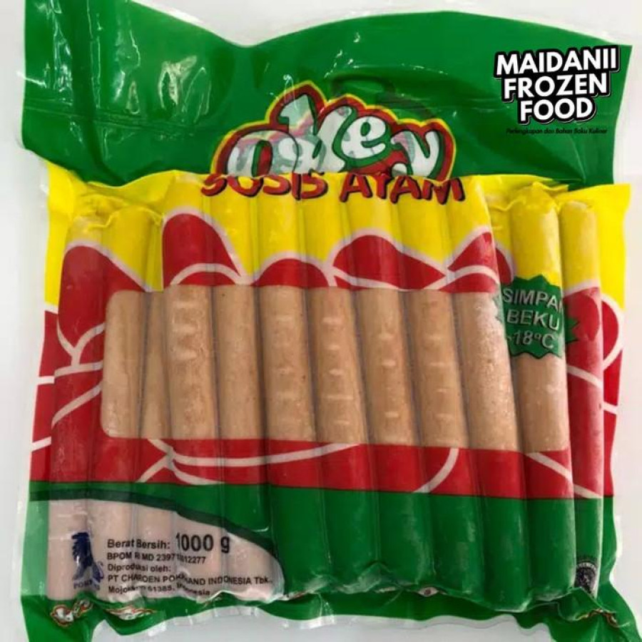 Sosis Ayam Okey 30 Biji/Pack