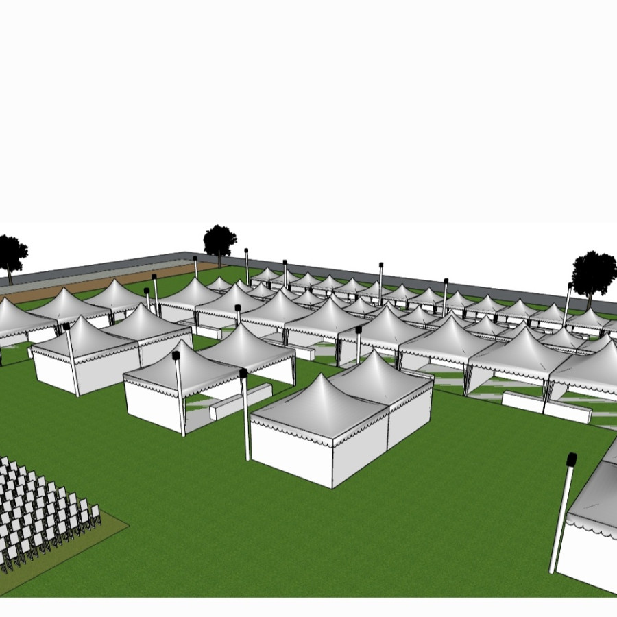 Booth pameran - depan