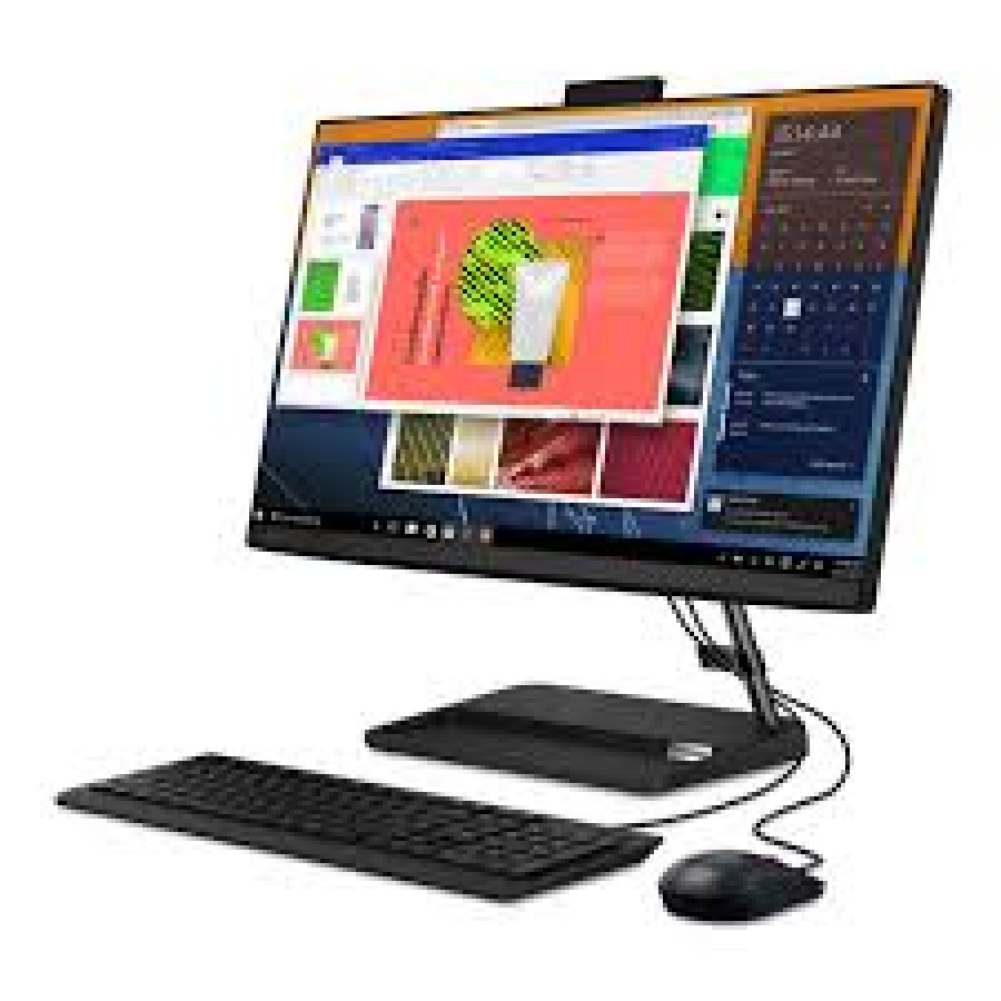 PC ALL IN ONE Lenovo IdeaCentre 3 22IAP7 2WID – Black - utama