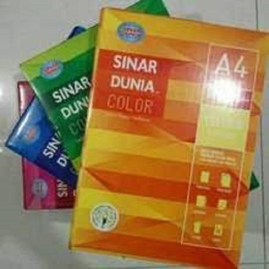 KERTAS HVS WARNA F4 SIDU