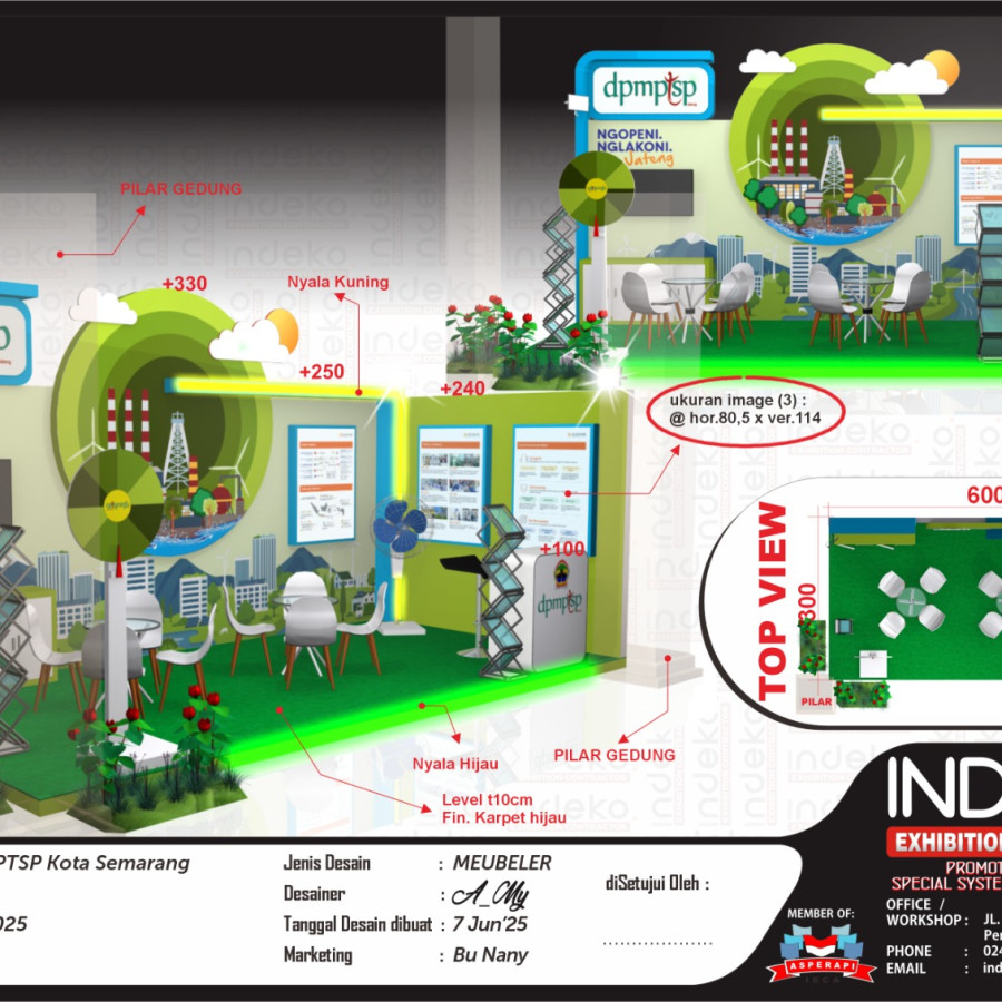 Booth Special Desain DPMPTSP_Jateng Fair 2025