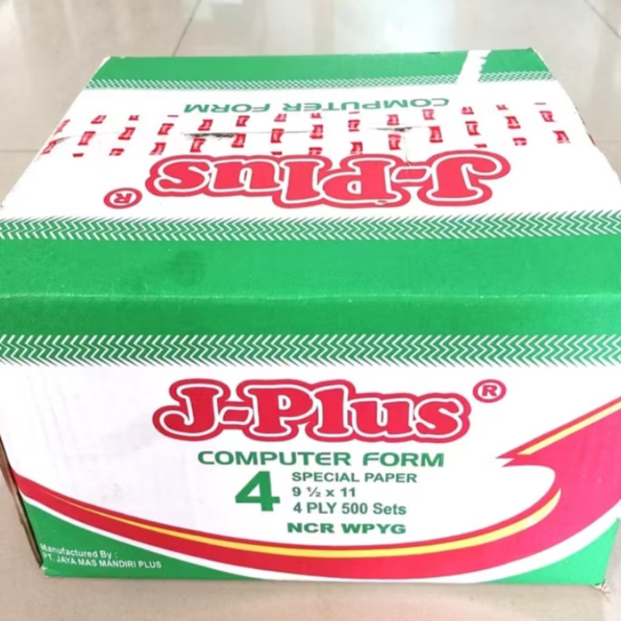 Kertas continuous form 4 ply J-PLUS