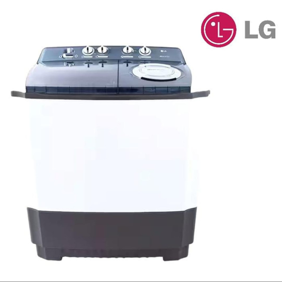 Mesin cuci Top loading 10 kg merk LG - samping