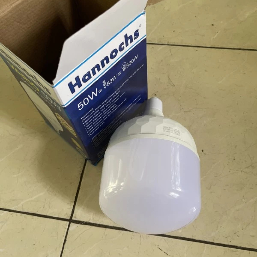 Lampu LED Bohlam Vario 50watt Hannochs CoolDayLight - detail