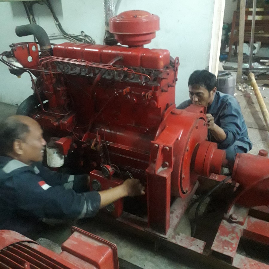 Perbaikan Instalasi Hydrant dan Overhoul Diesel Pump Perkantoran