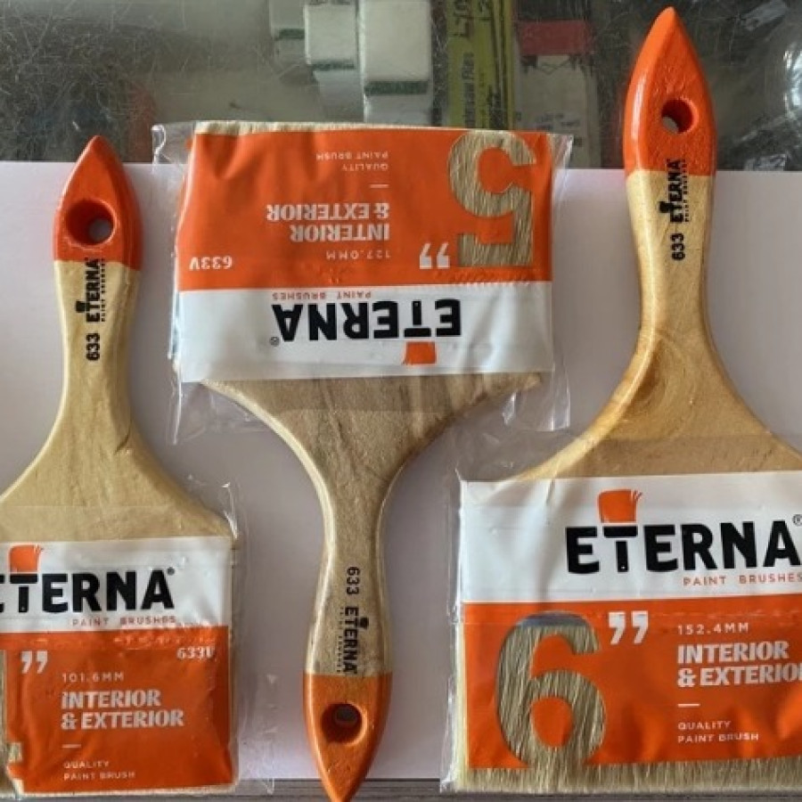 Kuas Cat ETERNA 3" Inch 633 Premium ORIGINAL Gagang Kayu