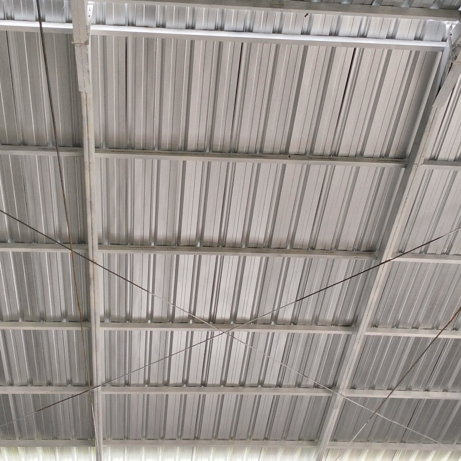 Pemasangan Atap Galvalum rangka besi double cnp per m2 - depan