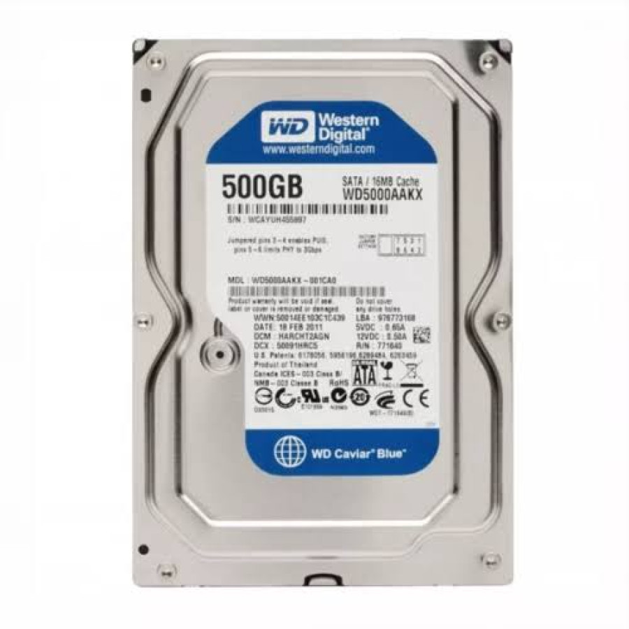 Hard Disk Internal 500gb Wd