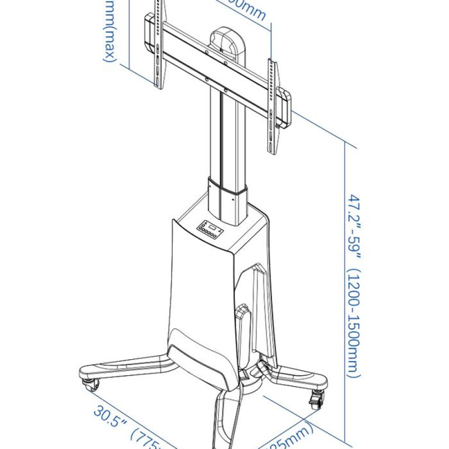 Standing Bracket NORTH BAYOU G85 - samping