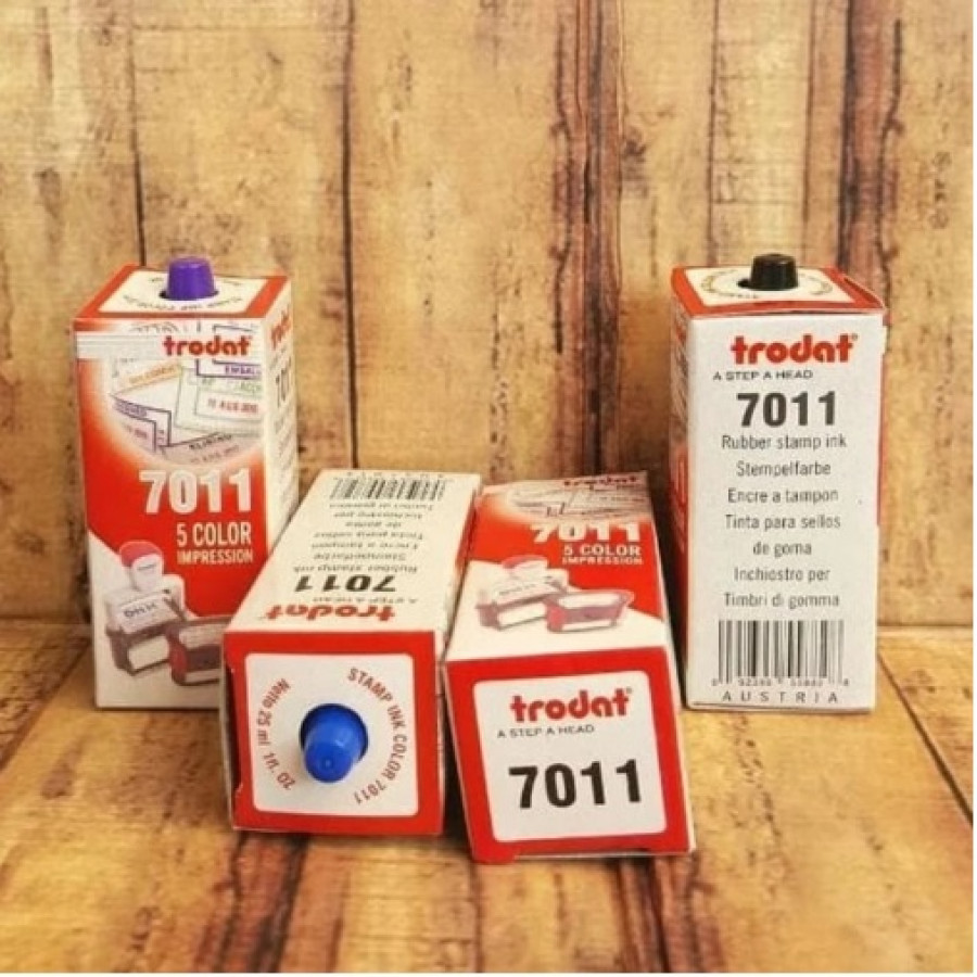 Tinta Stempel Trodat 7011 25ml Original - utama