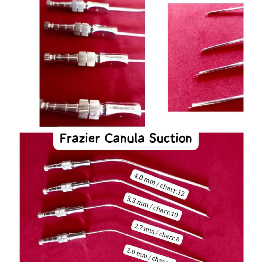 ENT Telinga (ENT Micro Suction Tip Set Cannula)