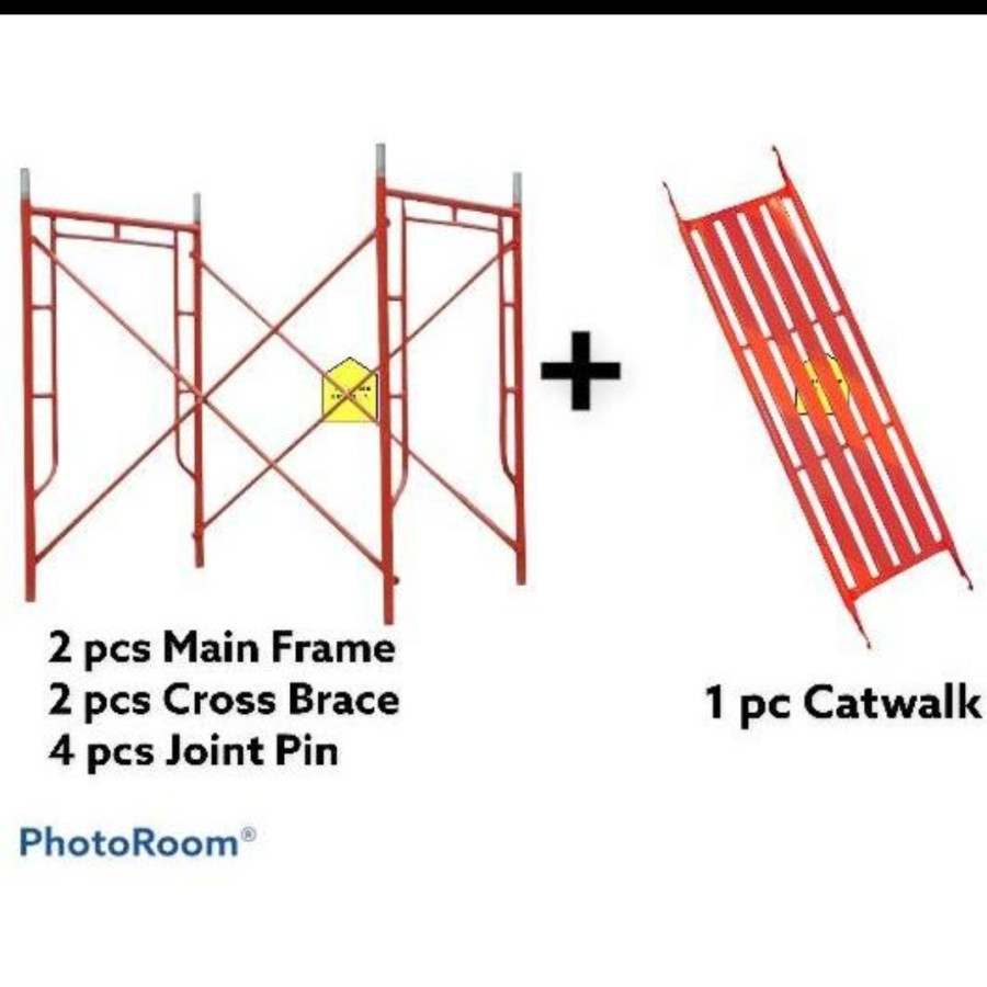 Persewaan 1 set scaffolding+catwalk - samping