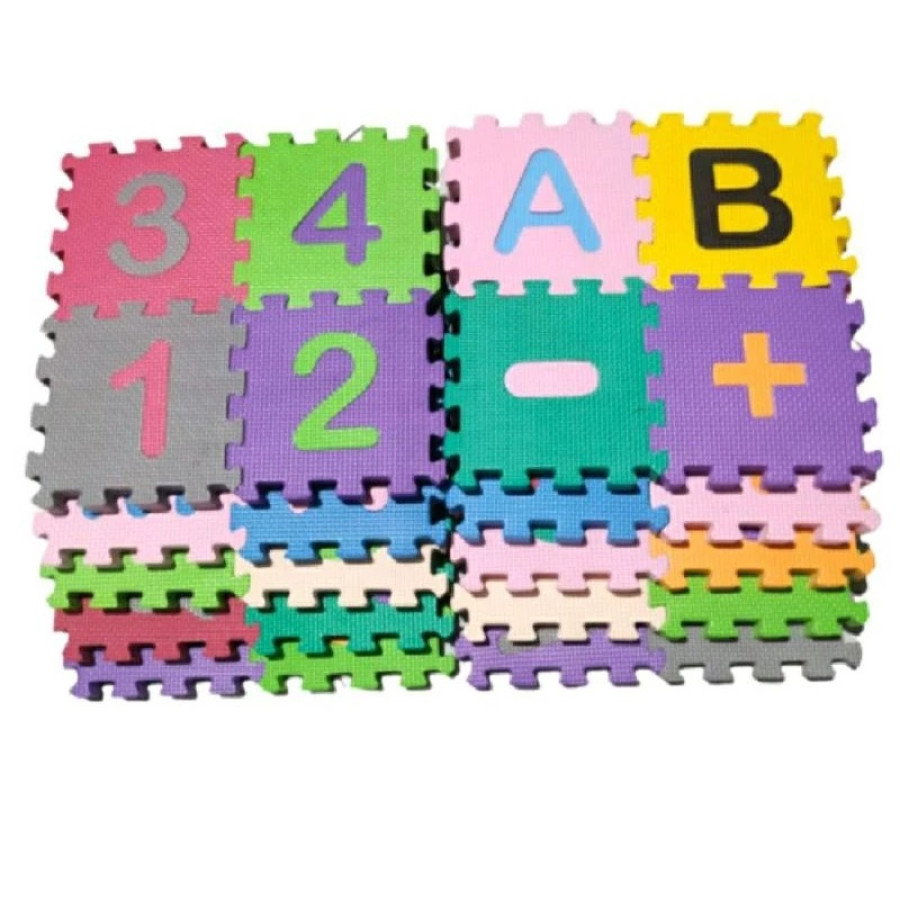 SET PERMAINAN* (Matras Puzzle Angka dan Huruf, Kuda Goyang, dan Perosotan ) - utama