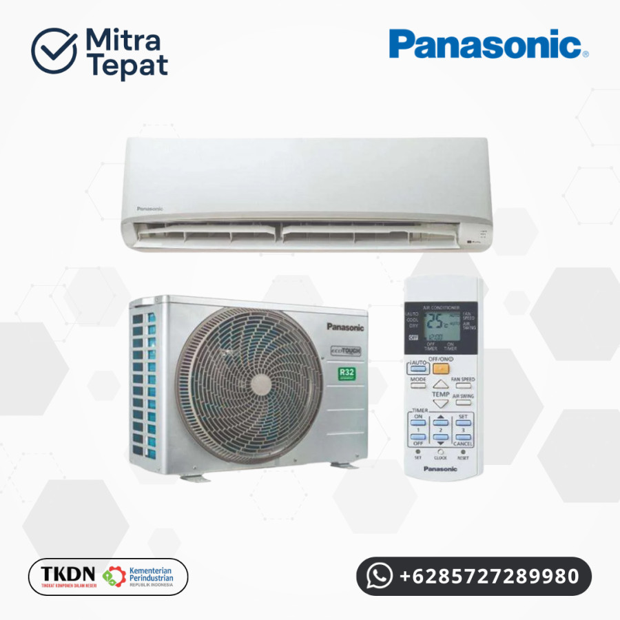 AC PANASONIC 1,5 PK + INSTALLASI 5M
