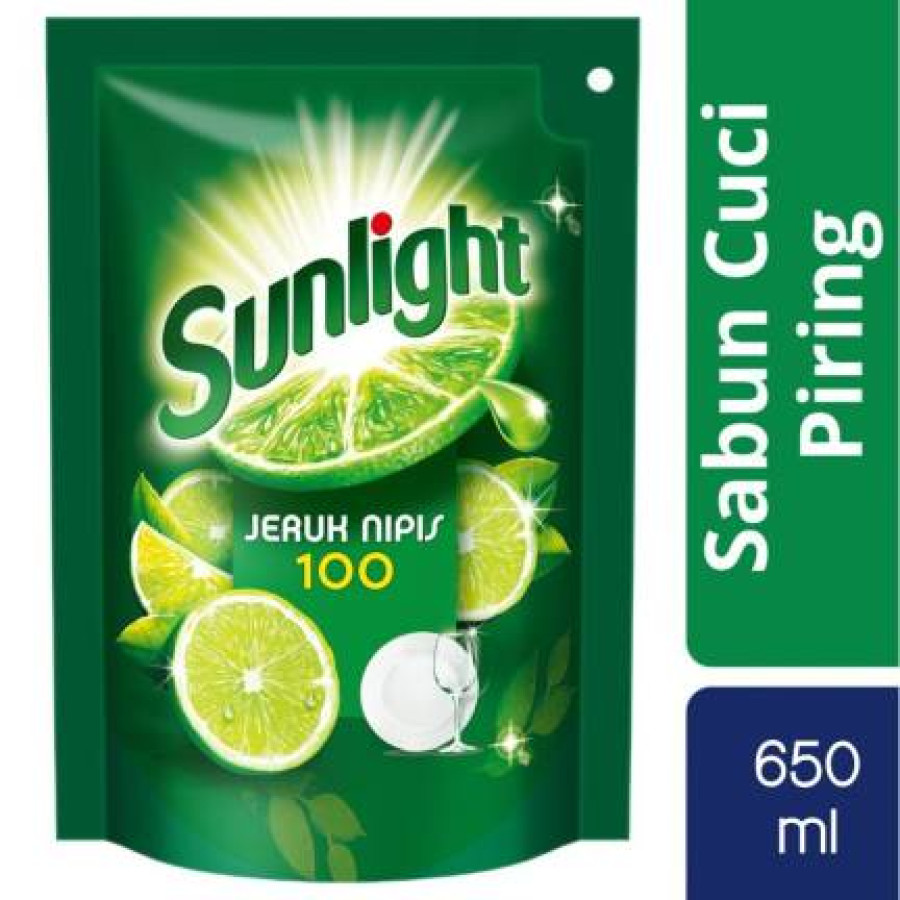 Sunlight 650ml Pouch / Sabun Cuci Piring 650ml - utama