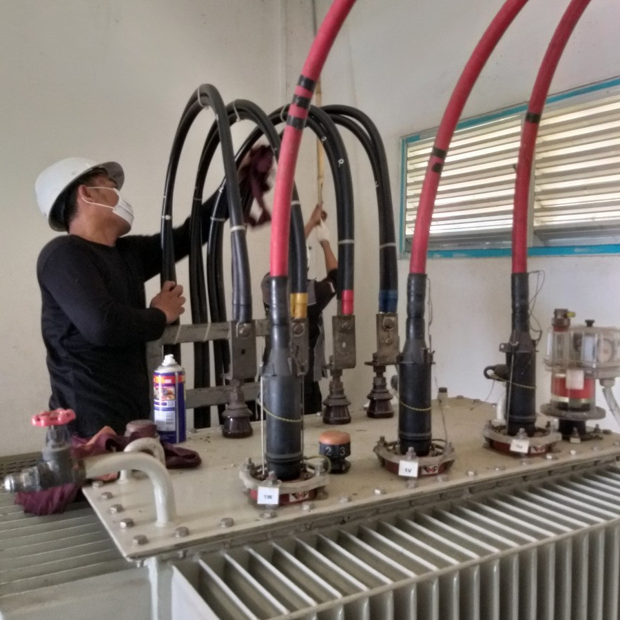 Jasa Pemeliharaan Transformator Daya 400 KVA - depan