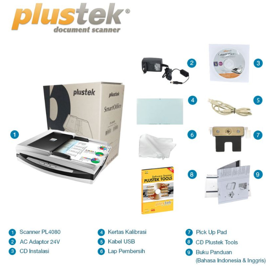 Scanner Plustek SmartOffice PL4080 - detail