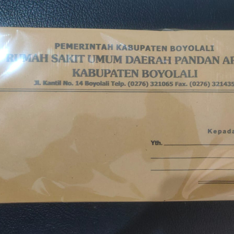 Amplop dinas coklat