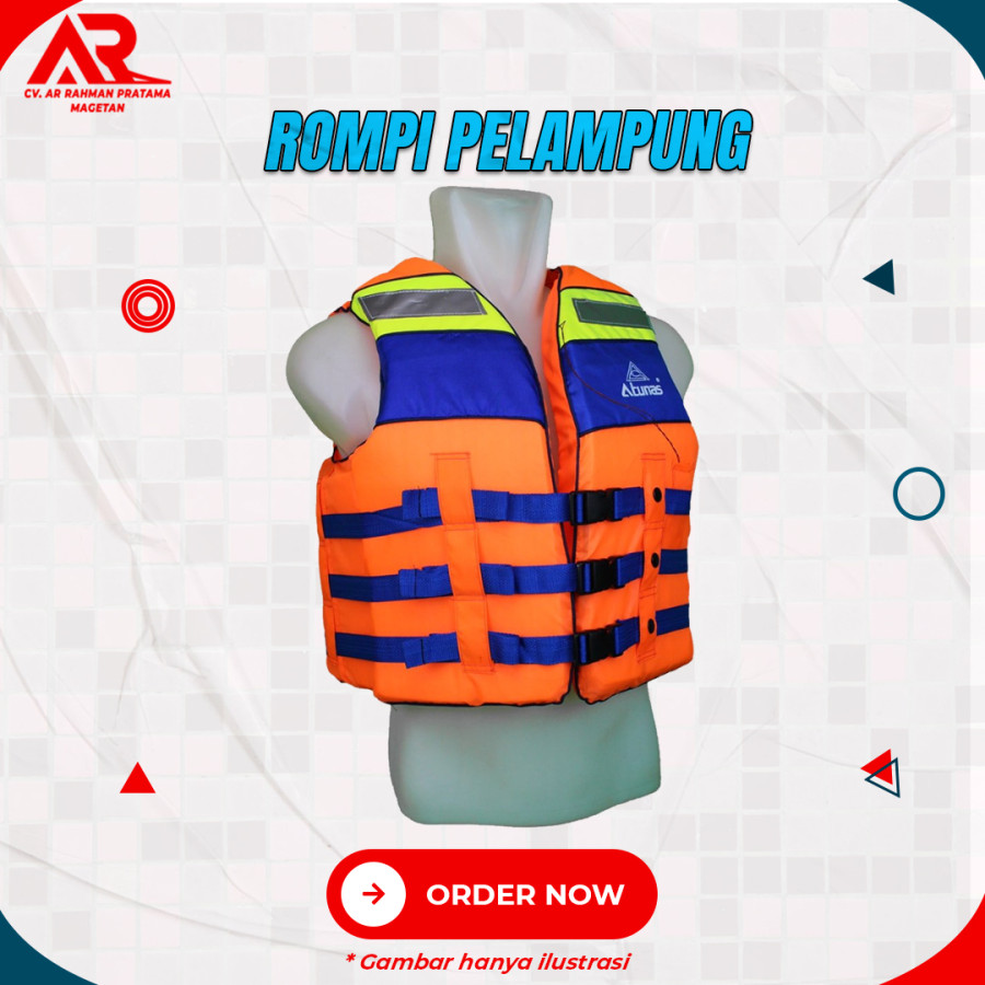 Jaket Pelampung / Rompi Pelampung - depan