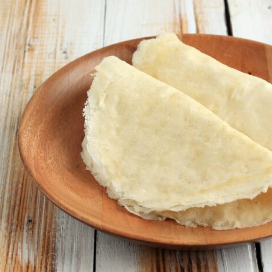 KULIT LUMPIA 19CM 1 PACK ISI 50 LEMBAR - depan