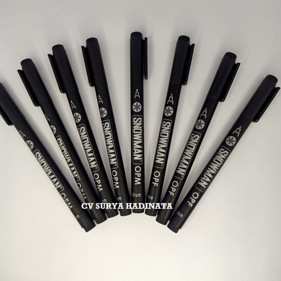 SPIDOL SNOWMAN OPM/OPF HITAM