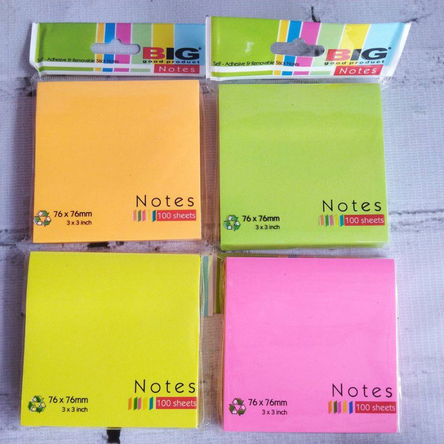 STICKY NOTES BIG BESAR 76X76 MM - utama